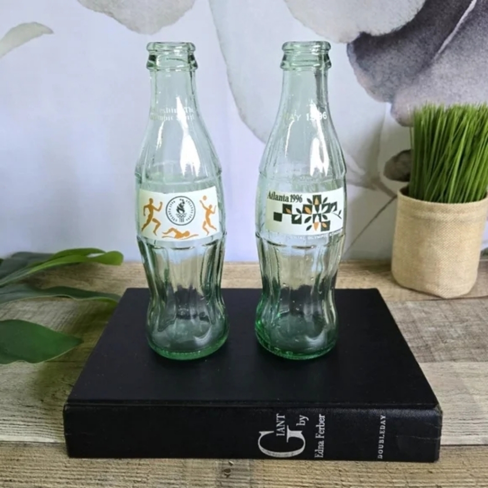COCA-COLA | Atlanta 1996 Olympic Bottles 2-pc Set - Picture 2 of 6
